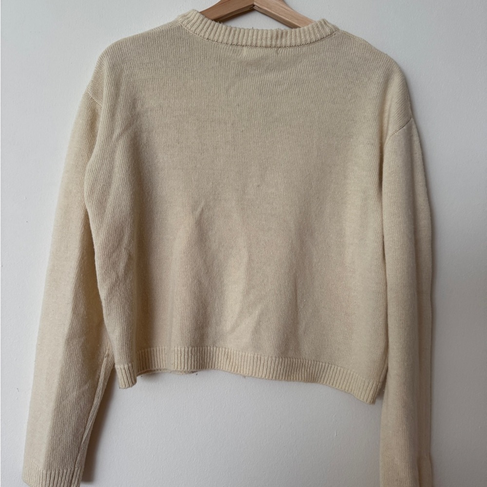 Mod Ref Cream Cardigan M - Picture 2 of 5